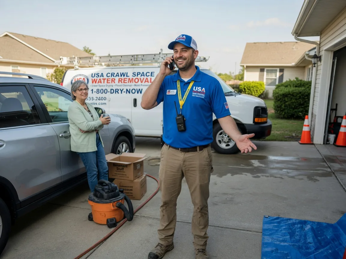 Crawl Space Water Removal La Belle, MO FAQs